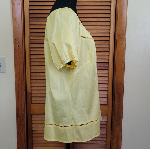 NWOT Avenue Peasant Blouse Plus Size 14/16 - Picture 9 of 10